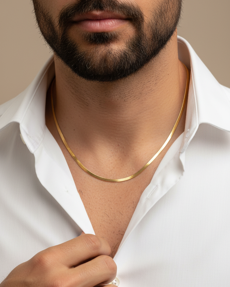 Cadena Hombre Egipcia 3mm 45cm