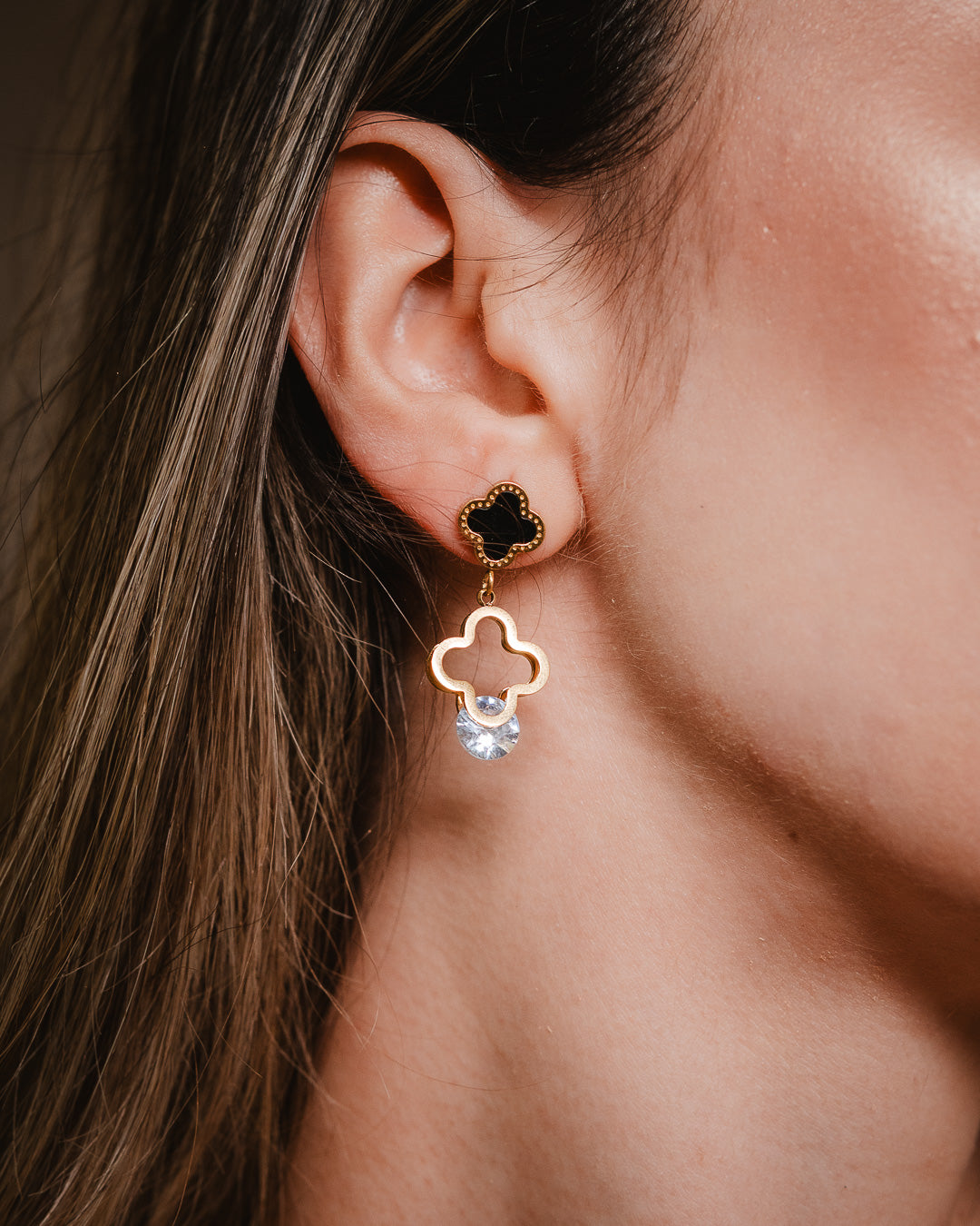 Arete VC diamante negro