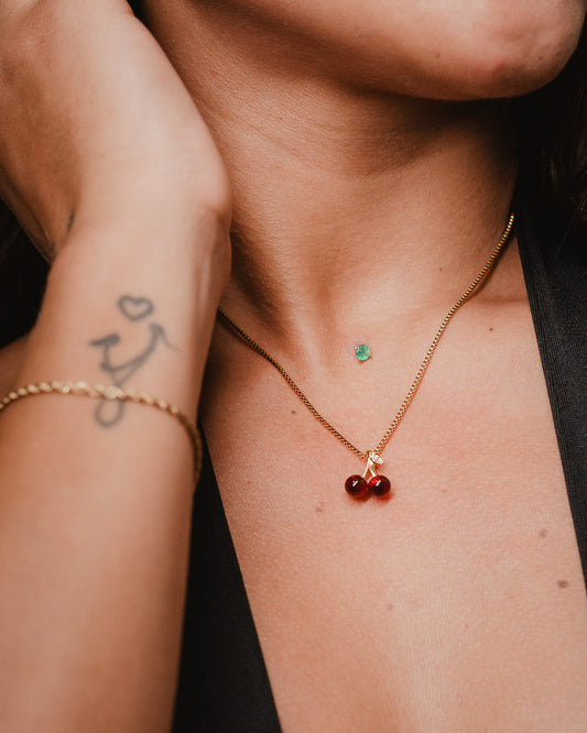 Cadena cherry roja