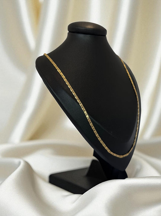 Cadena Escalera Tallada 4mm