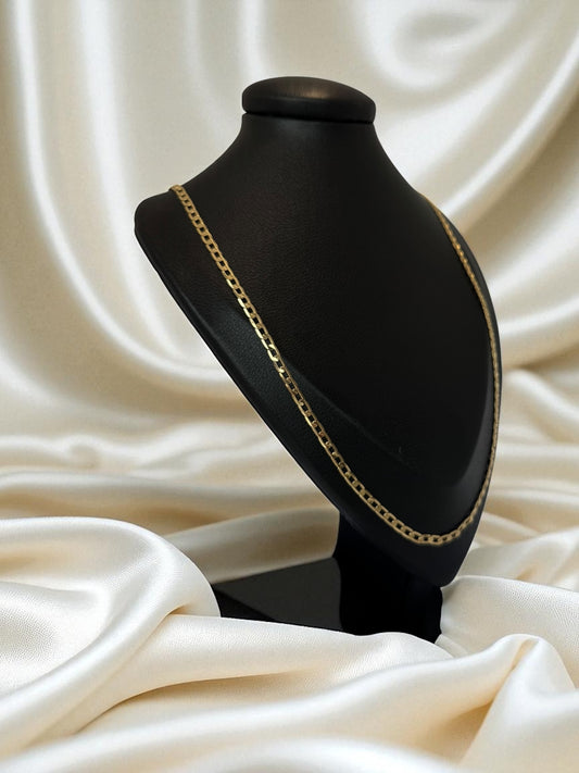 Cadena Cubana Plana 3mm