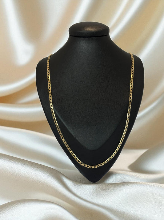 Cadena Cubana Plana 3mm