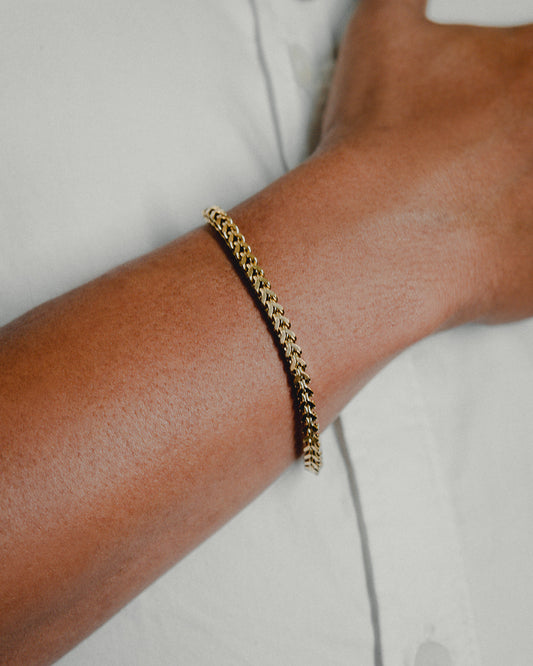 Pulsera Hombre Franco 4mm 20cm